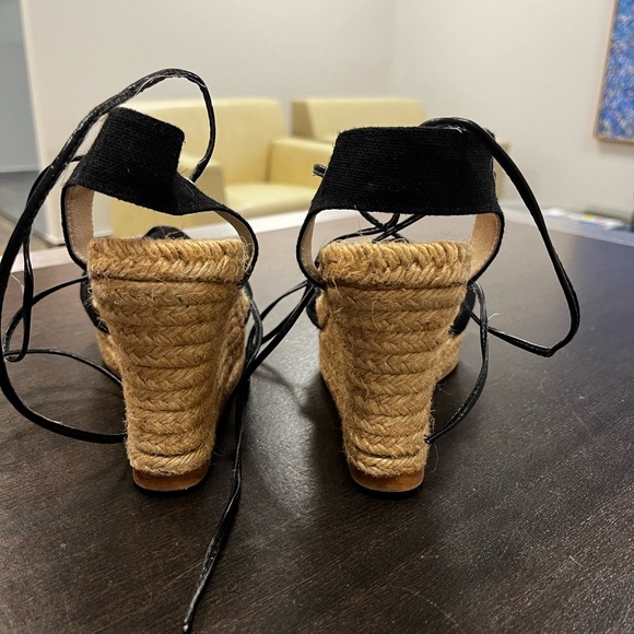 ESPADRILLES Wedges Sandals Sz 7 - Picture 7 of 7